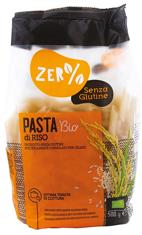 ZERO% GLUTINE PASTA RISO PENNE SENZA GLUTINE BIO 500 G - Farma Nice