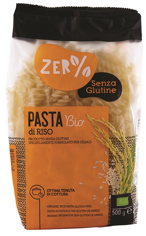 ZERO% GLUTINE PASTA RISO FUSILLI SENZA GLUTINE BIO 500 G - Farma Nice