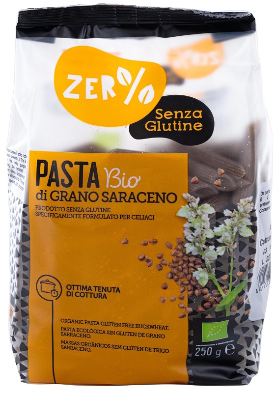 ZERO% GLUTINE PENNE GRANO SARACENO INTEGRALE 250 G - Farma Nice