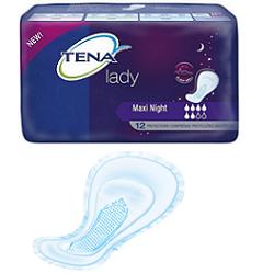 PANNOLONE SAGOMATO TENA DISCREET MAXI NIGHT 12 PEZZI - Farma Nice