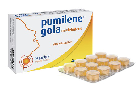 PUMILENE GOLA MIELE LIMONE 24 PASTIGLIE - Farma Nice