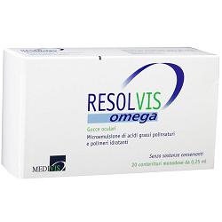 GOCCE OCULARI RESOLVIS OMEGA 20 FIALE MONODOSE 0,25 ML - Farma Nice
