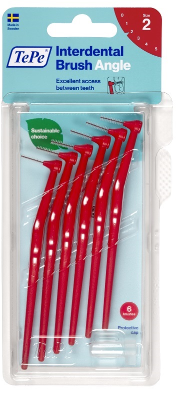 TEPE ANGLE SCOVOLINO ROSSO 0,5MM 6 PEZZI - Farma Nice