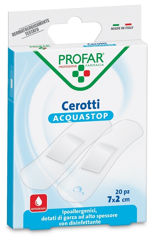 CEROTTO ACQUASTOP MEDI 7X2 CM PROFA 20 PEZZI - Farma Nice