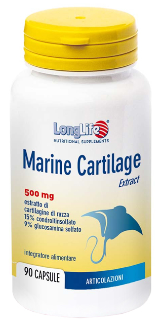 LONGLIFE MARINE CARTILAGE 90 CAPSULE DI GELATINA - Farma Nice