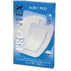 GARZA COMPRESSA PRONTEX SOFT PAD 10X12,5 6 PEZZI (5 TNT + 1 IMPERMEABILE AQUA PAD) - Farma Nice