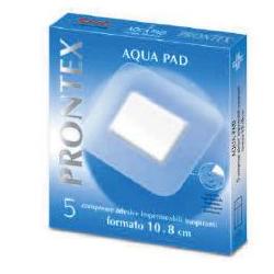 GARZA COMPRESSA PRONTEX AQUA PAD 10X8CM 5 PEZZI - Farma Nice