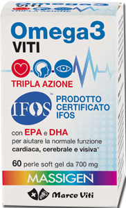 OMEGA3 VITI TRIPLA AZIONE 60 PERLE - Farma Nice
