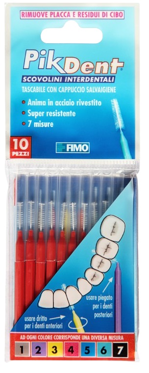 PIKDENT STUZZICOLINO 4 RO 10PZ - Farma Nice