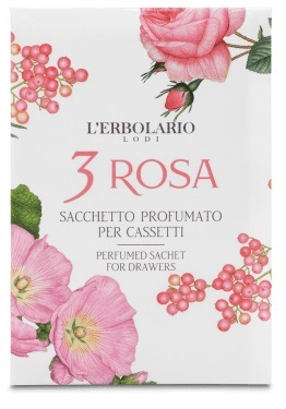 3 ROSA SACCHETTO PROFUMATO PER CASSETTI - Farma Nice