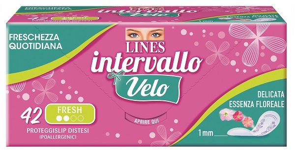 LINES INTERVALLO VELO FIORI E AGRUMI 42 PEZZI COUPON - Farma Nice
