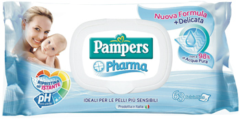 PAMPERS PHARMA SALVIETTE SENS 63 PEZZI - Farma Nice