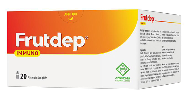 FRUTDEP IMMUNO 20 FLACONCINI 10 ML - Farma Nice