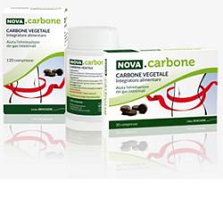 NOVA CARBONE VEGETALE 120 COMPRESSE - Farma Nice