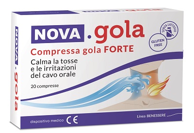 NOVA GOLA COMPRESSA GOLA FORTE 20 COMPRESSE - Farma Nice