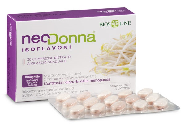BIOSLINE NEODONNA ISOFLAVONI BISTRATO 30 COMPRESSE - Farma Nice