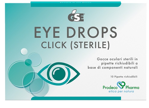 GSE EYE DROPS CLICK GOCCE OCULARI 10 PIPETTE 0,5 ML - Farma Nice