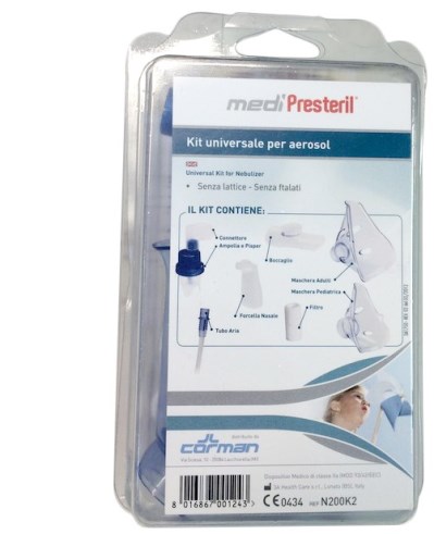 KIT NEBULIZZAZIONE MEDIPRESTERIL UNIVERSALE - Farma Nice
