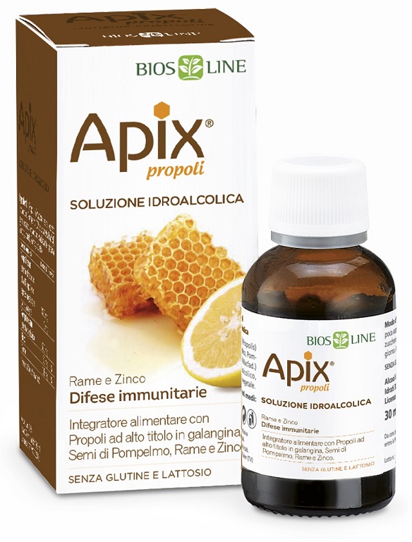 APIX PROPOLI SOLUZIONE IDROALCOLICA 30 ML BIOSLINE - Farma Nice