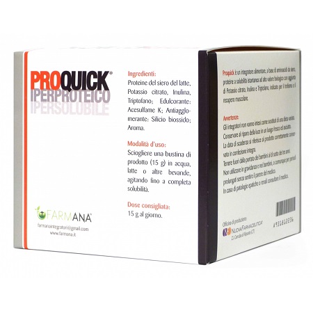 PROQUICK POLVERE INTEGRATORE ALIMENTARE 315G - Farma Nice