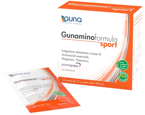 GUNAMINOFORMULA SPORT 24 BUSTE 180 G - Farma Nice