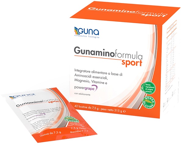 GUNAMINOFORMULA SPORT 42 BUSTE 315 G - Farma Nice