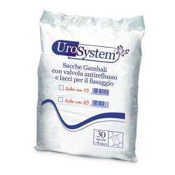 SACCA DI DRENAGGIO DA GAMBA PER INCONTINENZA UROSYSTEM TUBO 10 CM 30 PEZZI - Farma Nice