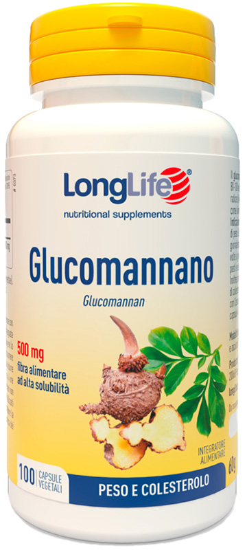 LONGLIFE GLUCOMANNANO 100 CAPSULE VEGETALI - Farma Nice