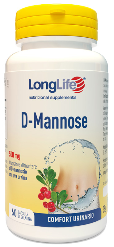 LONGLIFE D-MANNOSE 60 CAPSULE - Farma Nice