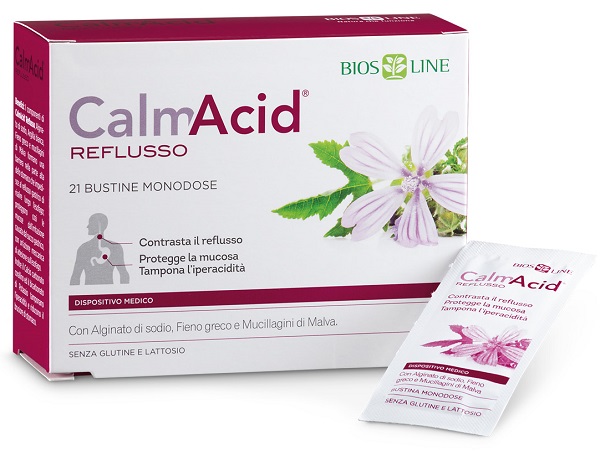BIOSLINE CALMACID REFLUSSO 21 BUSTINE MONODOSE - Farma Nice