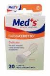 CEROTTO MEDS STRIPS DELICATO TESSUTO NON TESSUTO MEDIO 20 PEZZI - Farma Nice