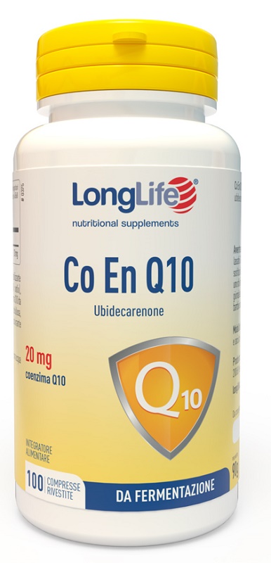LONGLIFE CO EN Q10 20MG 100 COMPRESSE - Farma Nice