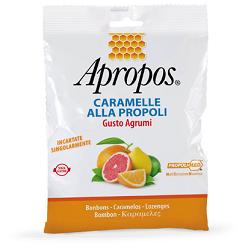 APROPOS CARAMELLE ALLA PROPOLI GUSTO AGRUMI 50 G - Farma Nice