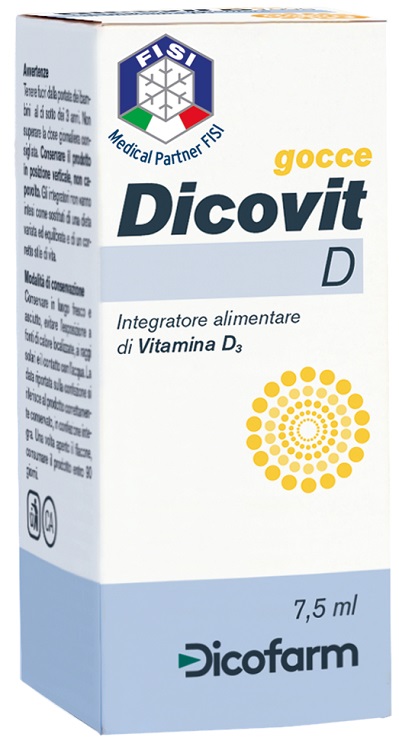 DICOVIT D VITAMINA D3 7,5 ML - Farma Nice