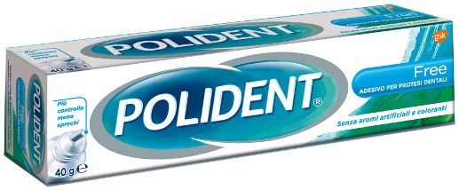 POLIDENT FREE ADESIVO PER PROTESI DENTARIA 40 G - Farma Nice
