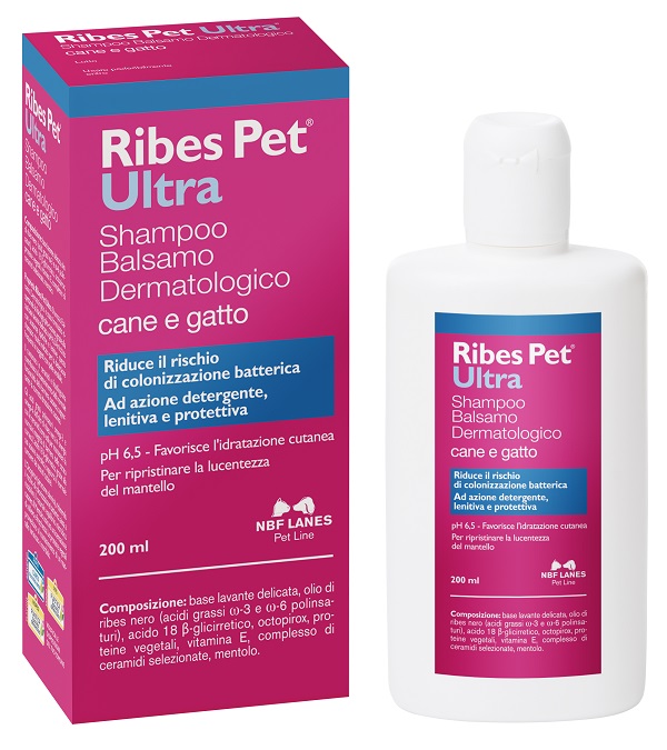 RIBES PET ULTRA SHAMPOO DERMATOLOGICO FLACONE 200 ML - Farma Nice