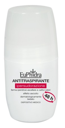 DEODORANTE IN EMULSIONE IN FLACONE ROLL-ON CON ASTUCCIO EUPHIDRA DEO ROLLON ANTITRASPIRANTE 50 ML - Farma Nice
