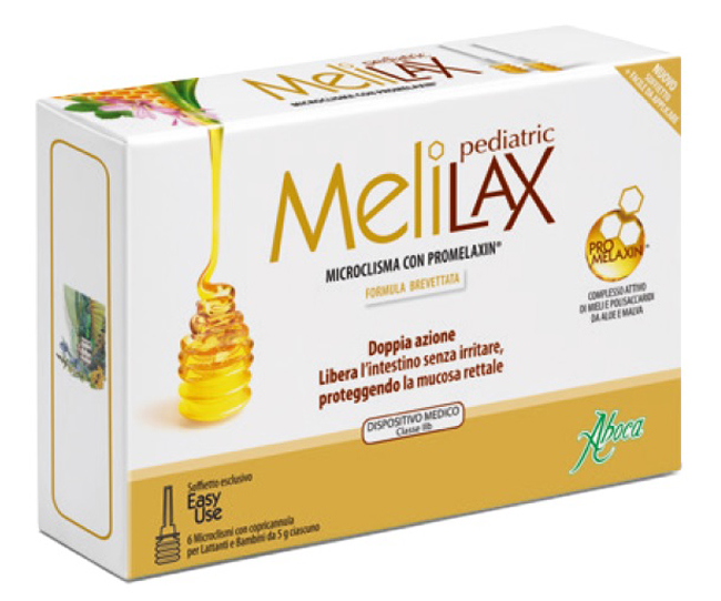 MELILAX PEDIATRIC MICROCLISMI 6 PEZZI 5 G - Farma Nice