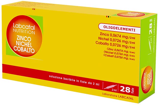 LABCATAL OLIGOSOL ZINCO/NICHEL/COBALTO 28 FIALE 2 ML - Farma Nice