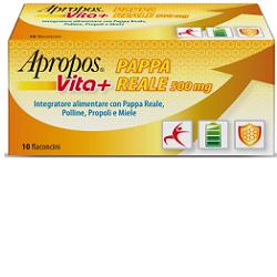 APROPOS VITA+ PAPPA REALE 500 MG 10 FLACONCINI 10 ML - Farma Nice