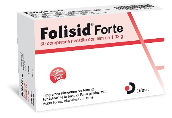 FOLISID FORTE 30 COMPRESSE 3,9 G - Farma Nice