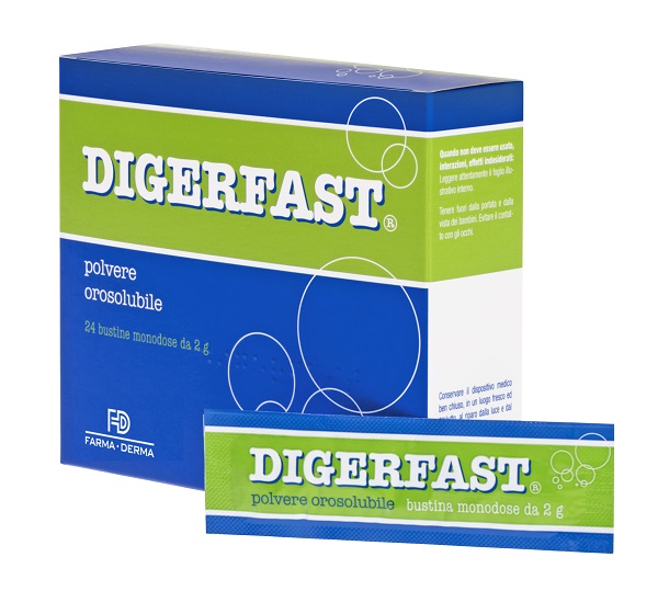 DIGERFAST POLVERE 24 BUSTINE MONODOSE 2 G - Farma Nice