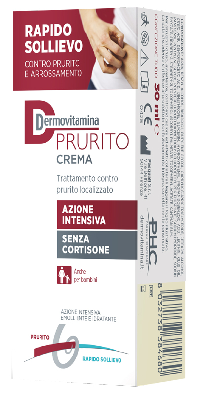 DERMOVITAMINA PRURITO CREMA AZIONE INTENSIVA SENZA CORTISONE 30 ML - Farma Nice
