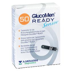 STRISCE MISURAZIONE GLICEMIA GLUCOMEN READY SENSOR 50 PEZZI - Farma Nice