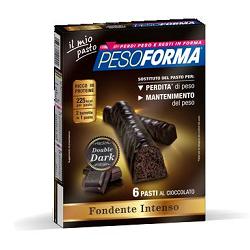 PESOFORMA BARRETTA DOUBLE DARK 6 PASTI 12 X 31 G - Farma Nice