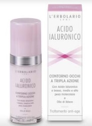 ACIDO IALURONICO CONTORNO OCCHI A TRIPLA AZIONE TRATTAMENTO ANTIAGE 30 ML - Farma Nice