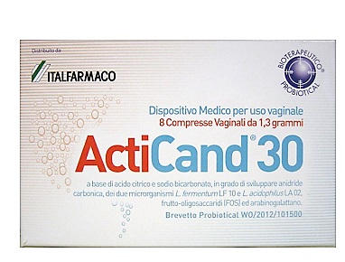 ACTICAND 30 8 COMPRESSE VAGINALI - Farma Nice