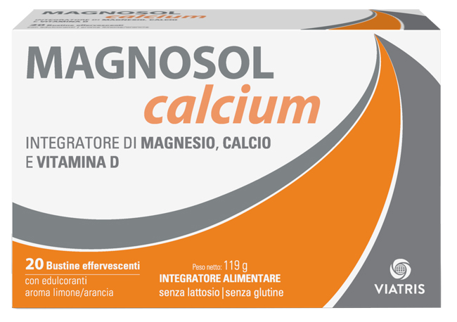 MAGNOSOL CALCIUM POLVERE EFFERVESCENTE 20 BUSTINE - Farma Nice