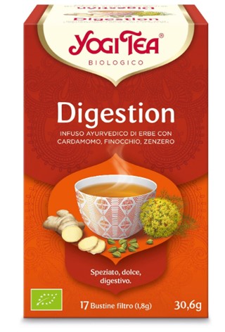YOGI TEA DIGESTION BIO 17 FILTRI 30,6 G - Farma Nice