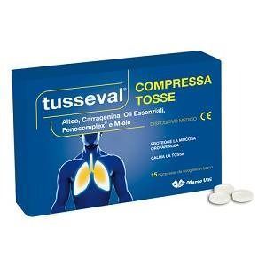 TUSSEVAL TOSSE 15 COMPRESSE - Farma Nice